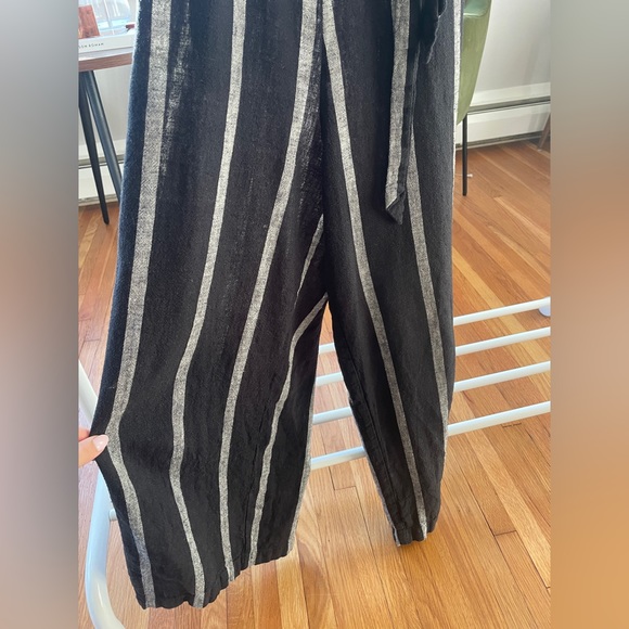 WHO WHAT WEAR Jumpsuit with Tie Belt - Picture 3 of 4